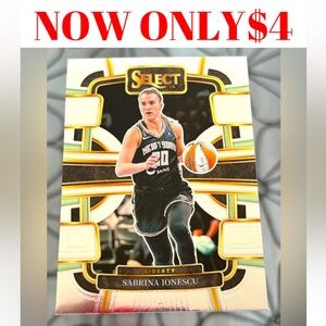Sabrina Ionescu 2024 Prizm New York Liberty WNBA Basketball Card